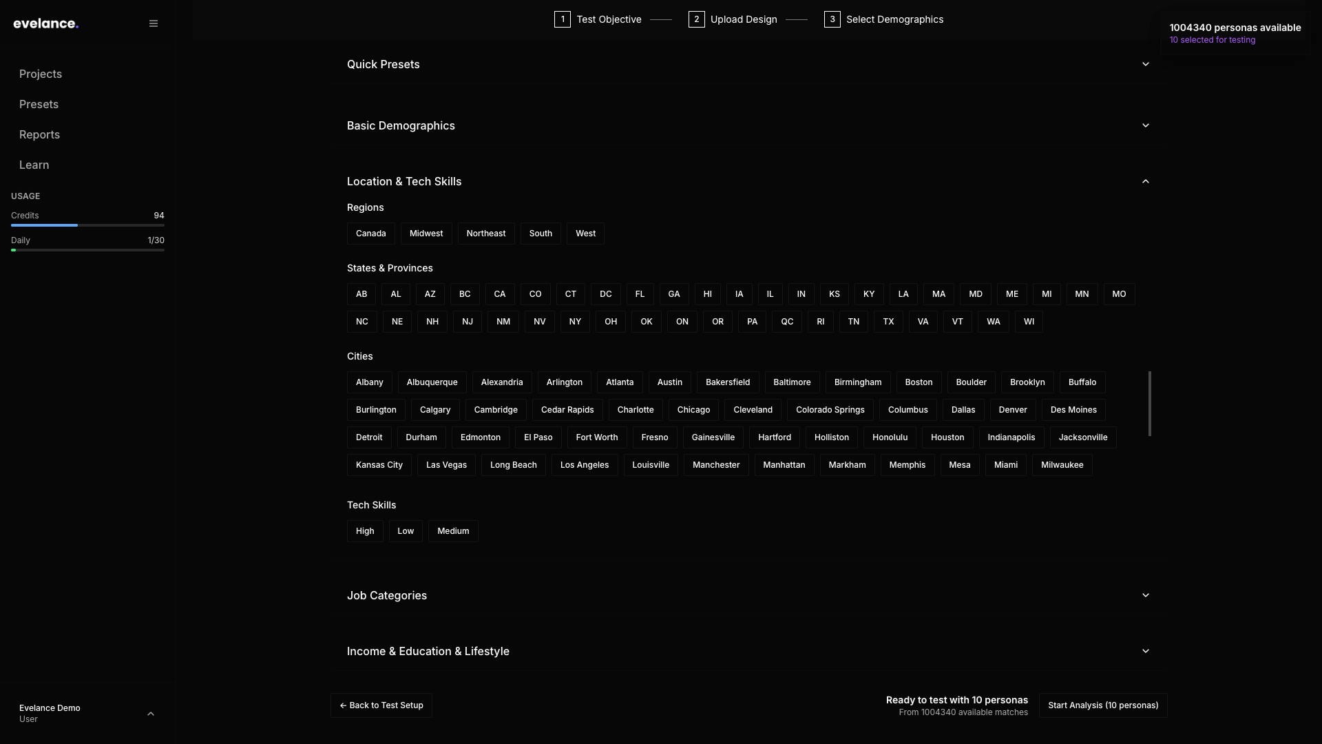 demograhics-database-location-tech-skills