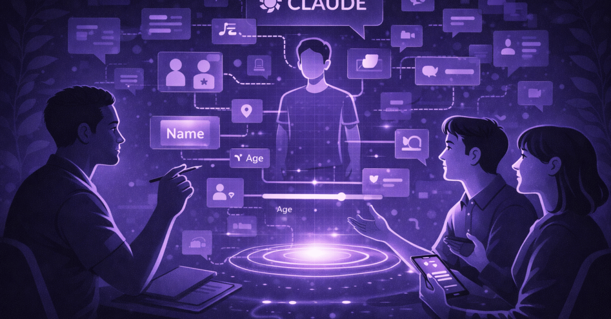 How to Create a Synthetic User with Claude